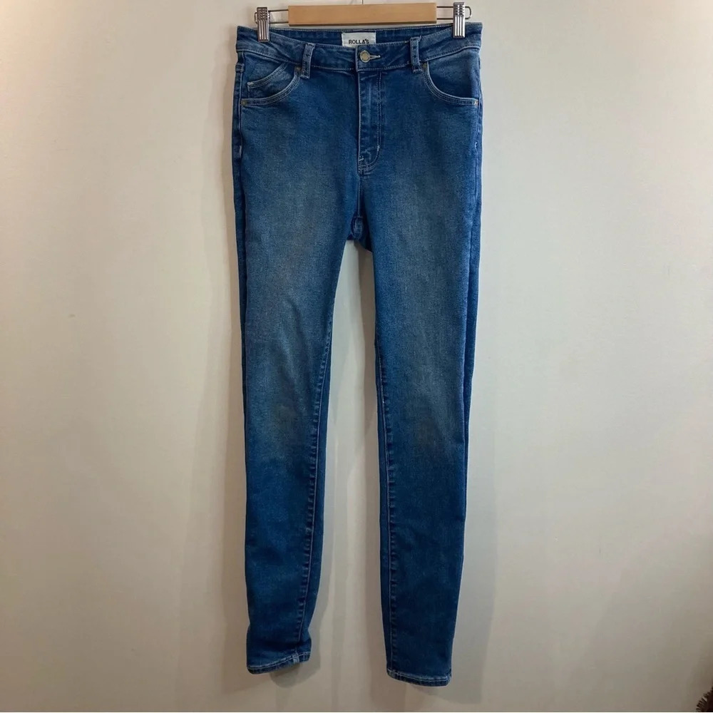 ROLLA’S Sz 29 Westcoast G’Day Mate Mid Wash High Waist Jeans